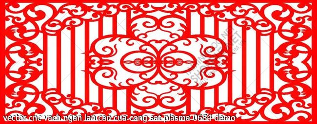 vector cnc vach ngan lan can cua cong sat plasma 0684